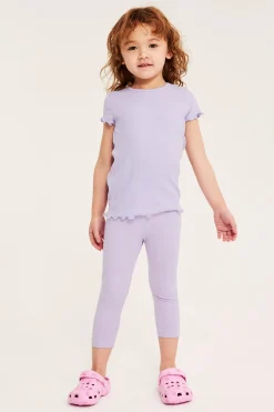 Caprileggingsit | Vaaleanpunainen | Lapset | Kappahl