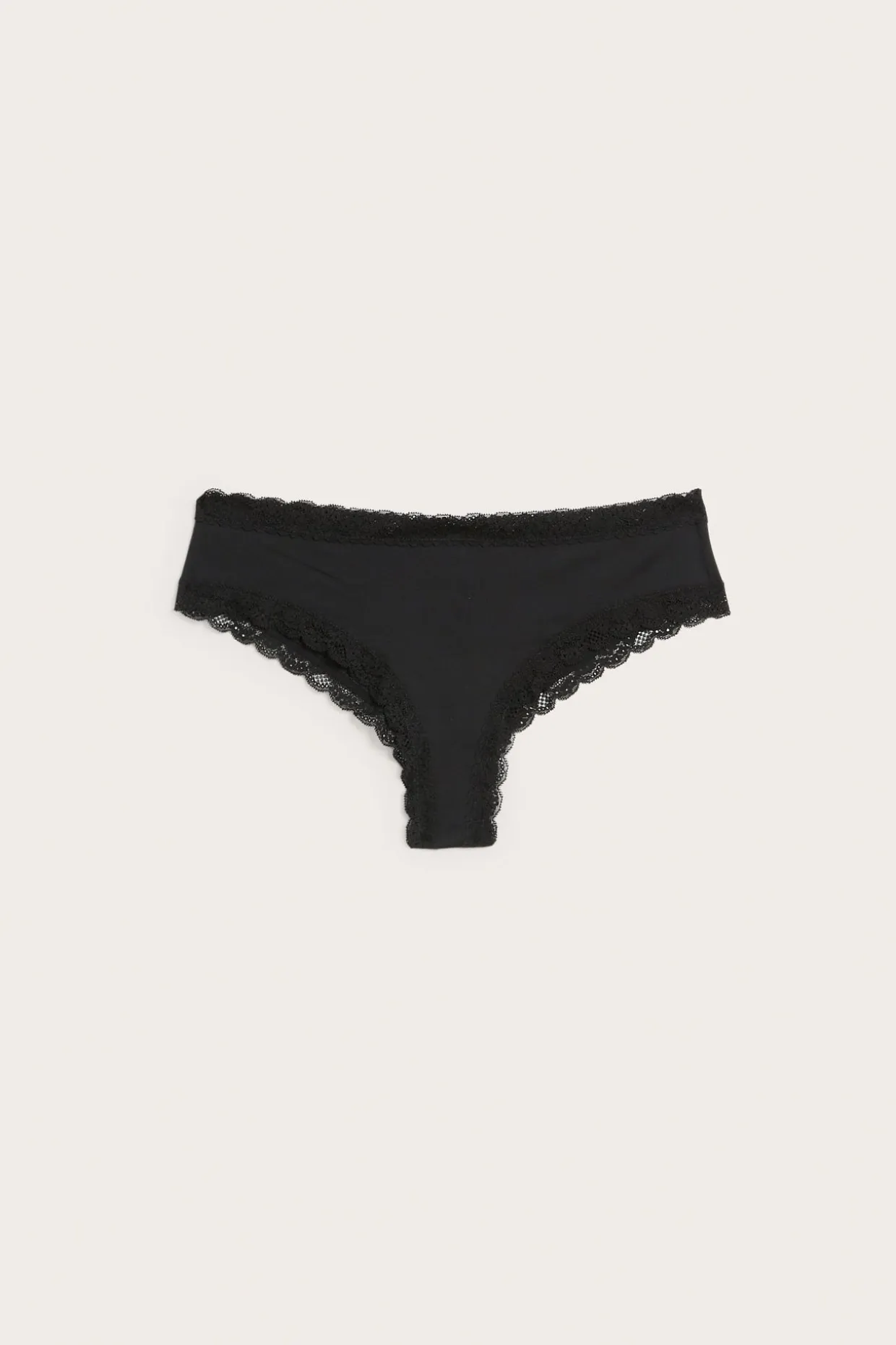 Cheeky-malliset mikrokuitualushousut | Musta | Naiset | Kappahl
