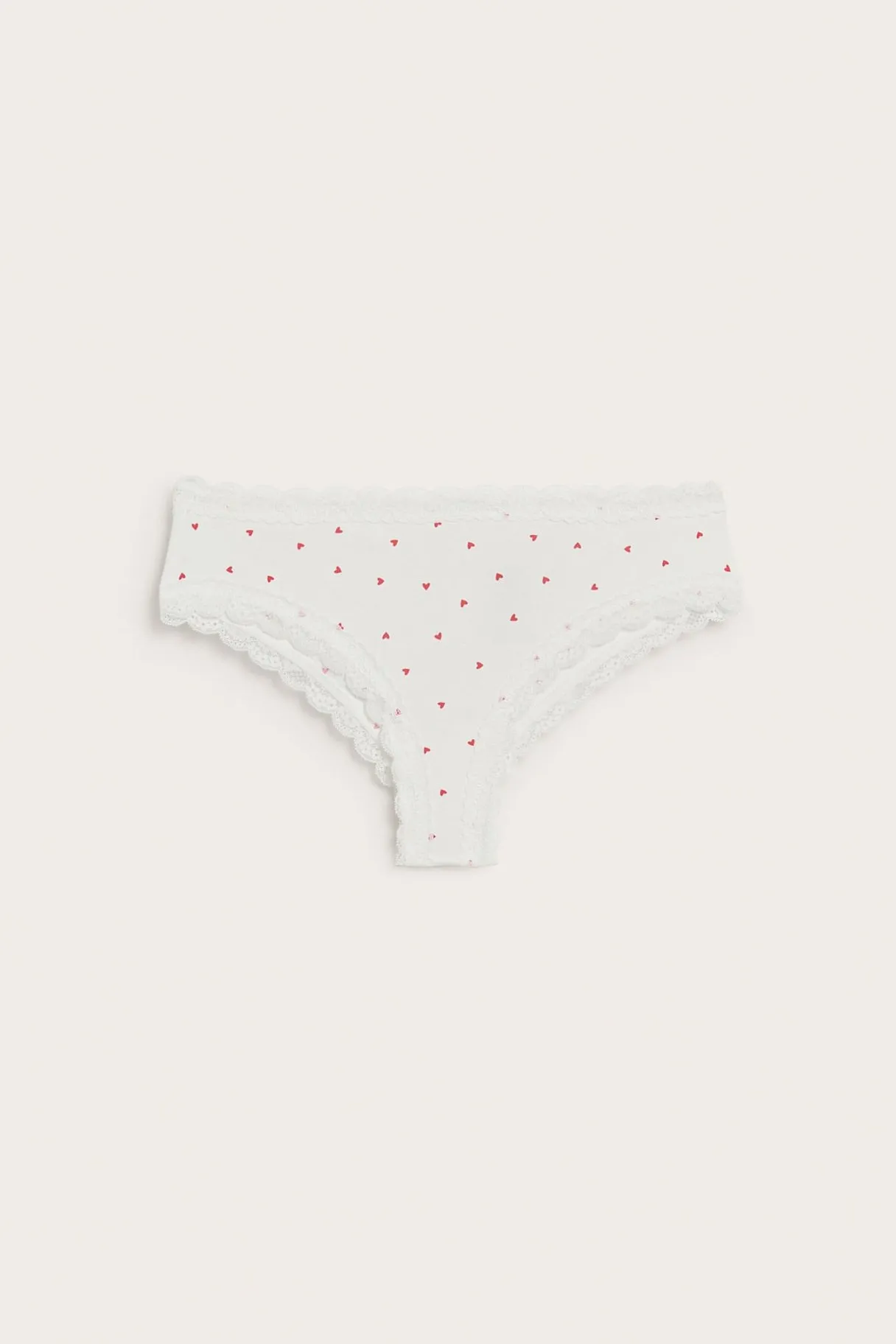 Cheeky-malliset mikrokuitualushousut | Luonnonvalkoinen | Naiset | Kappahl