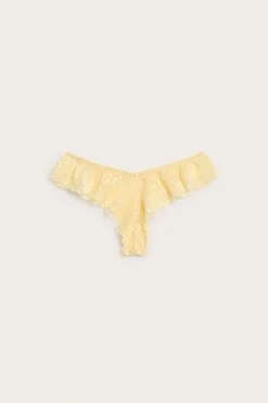 Cheeky-pitsialushousut | Vaaleankeltainen | Naiset | Kappahl