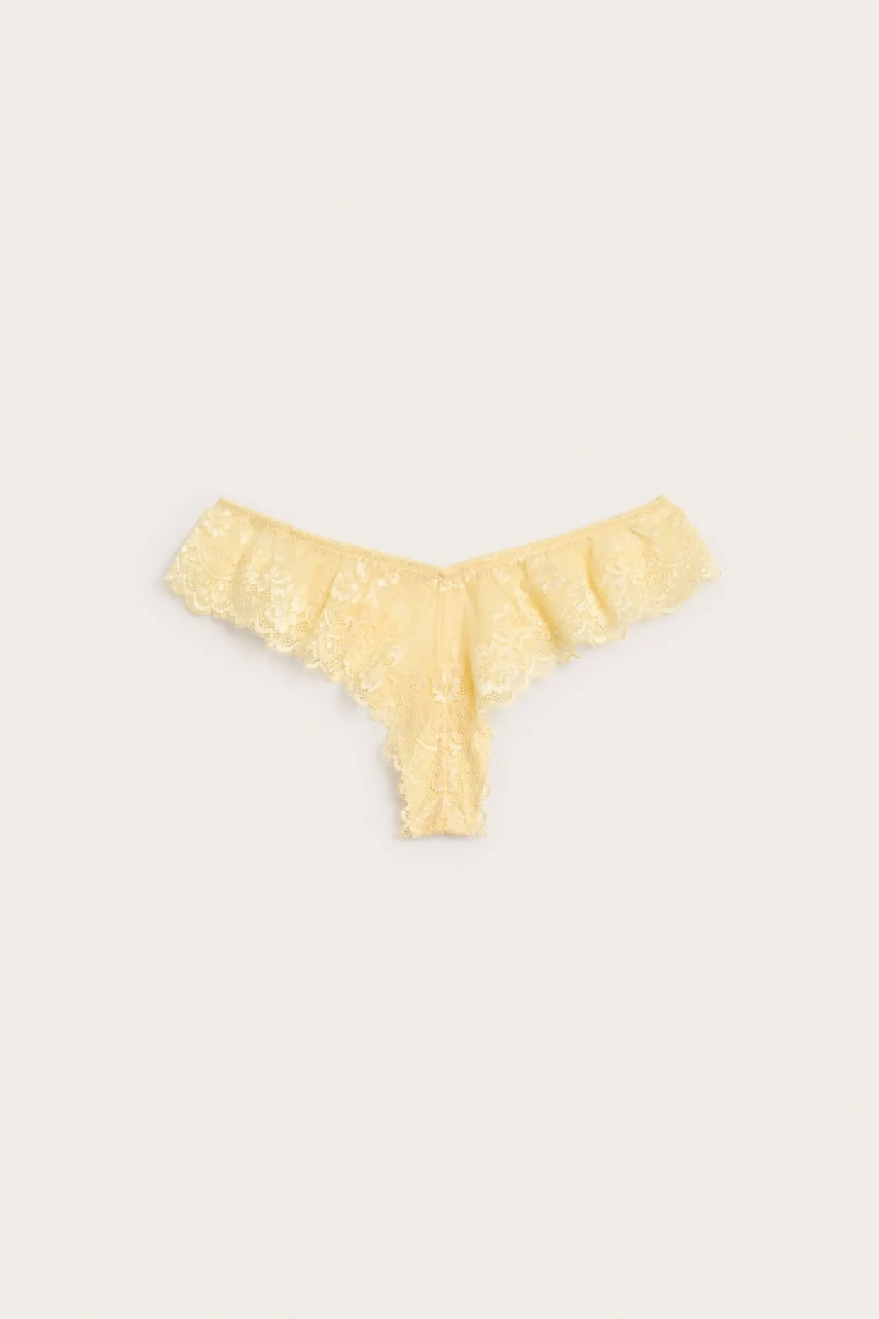 Cheeky-pitsialushousut | Vaaleankeltainen | Naiset | Kappahl