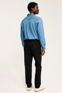 Chinos regular fit | Musta | Miehet | Kappahl