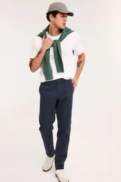 Chinos regular fit | Tummansininen | Miehet | Kappahl