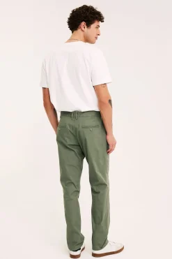 Chinos regular fit | Tummanvihreä | Miehet | Kappahl