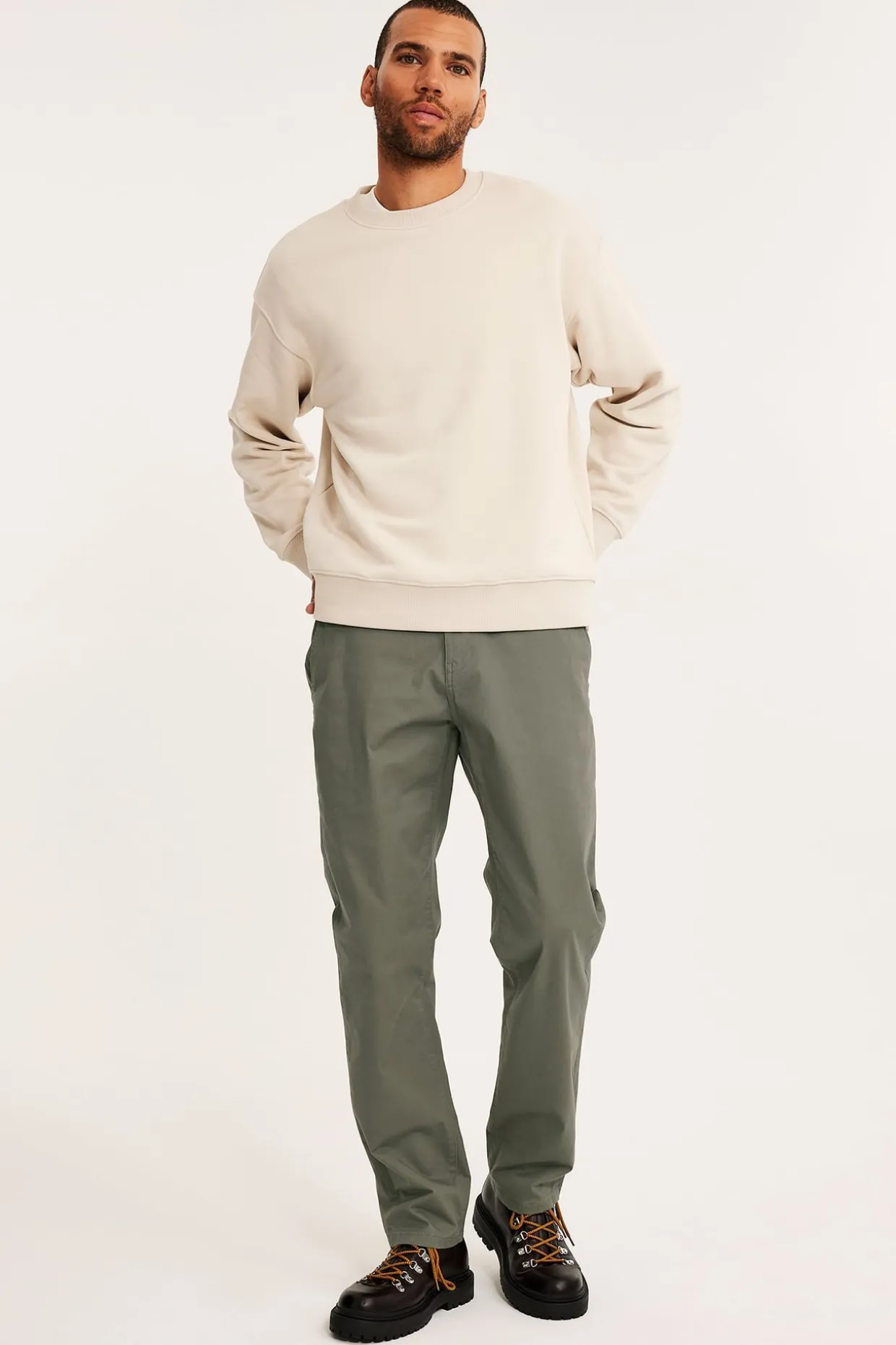 Chinos regular fit | Vihreä | Miehet | Kappahl