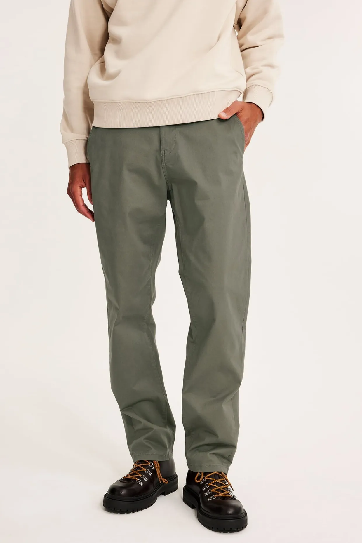 Chinos regular fit | Vihreä | Miehet | Kappahl