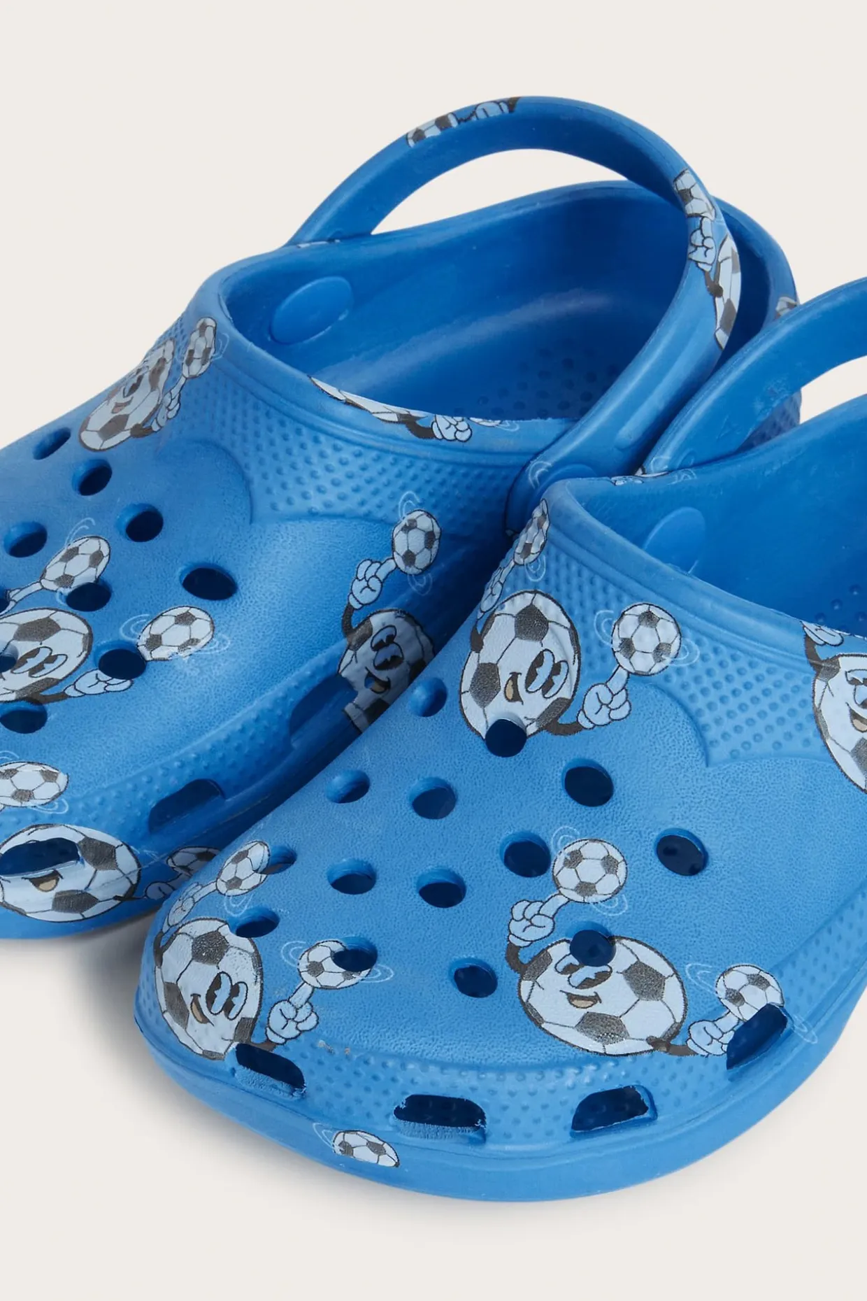 Clogs-malliset kengät jalkapalloilla | Sininen | Lapset | Kappahl