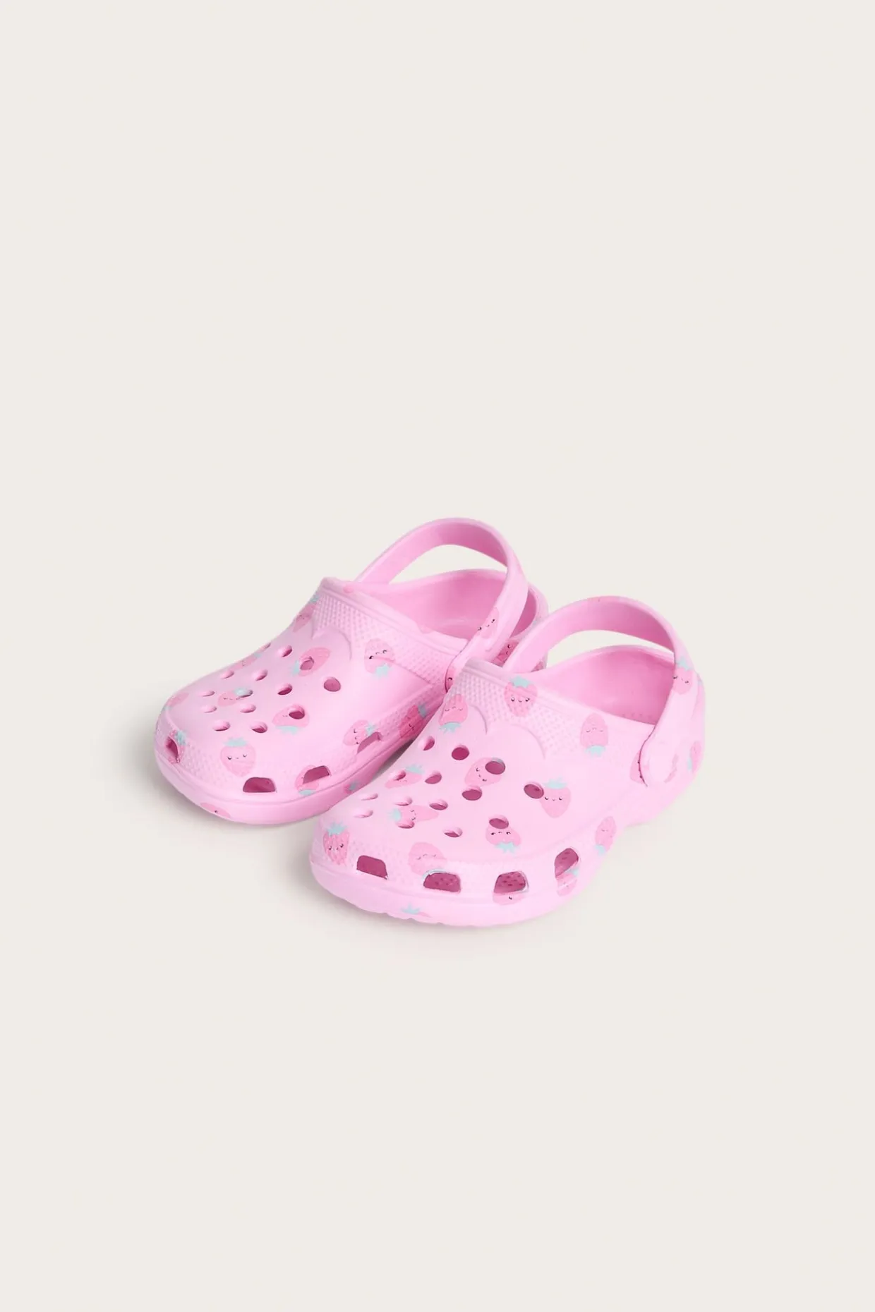 Clogs-malliset kengät mansikoilla | Vaaleanpunainen | Lapset | Kappahl