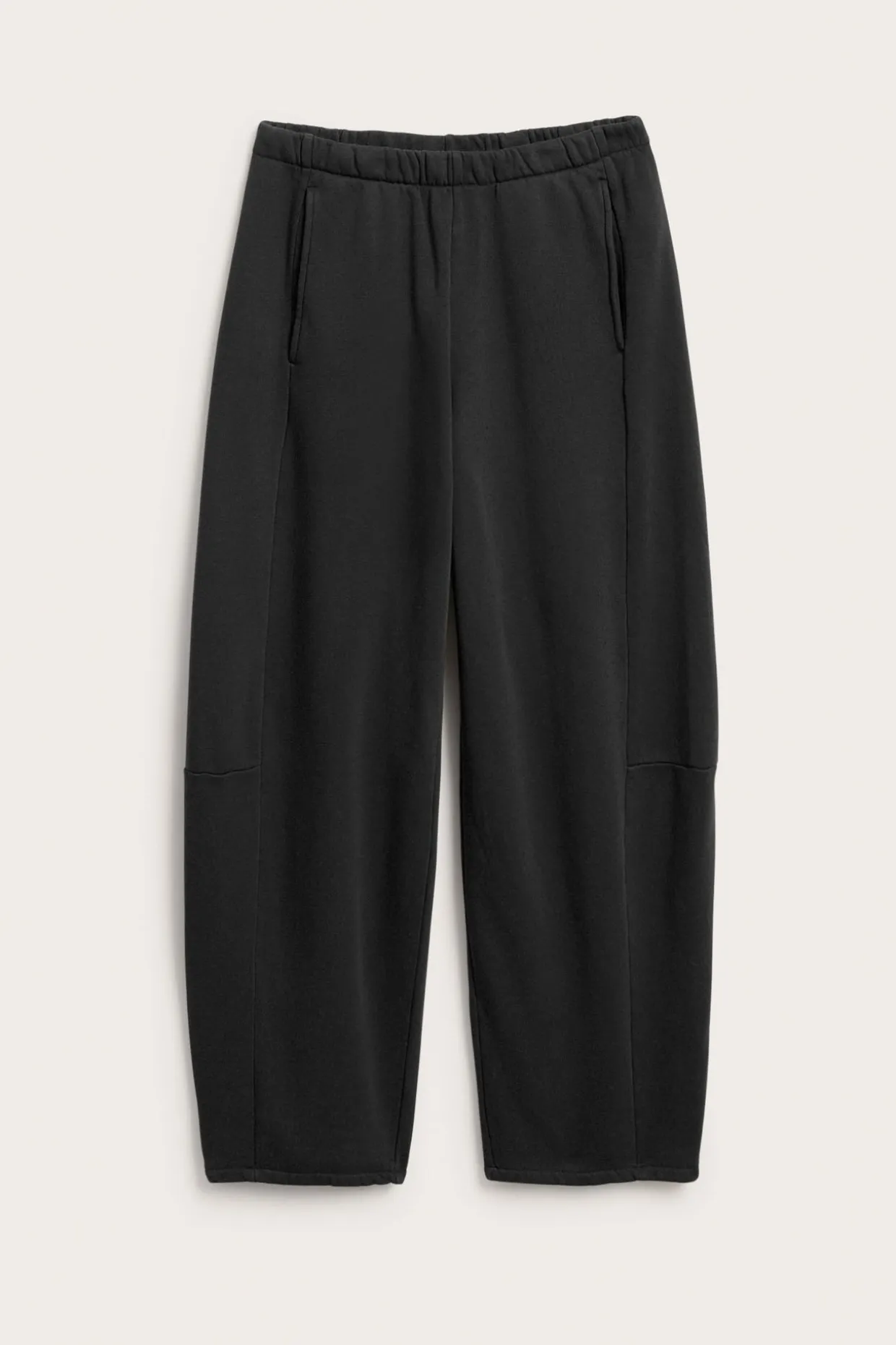 Collegehousut barrel fit | Musta | Naiset | Kappahl