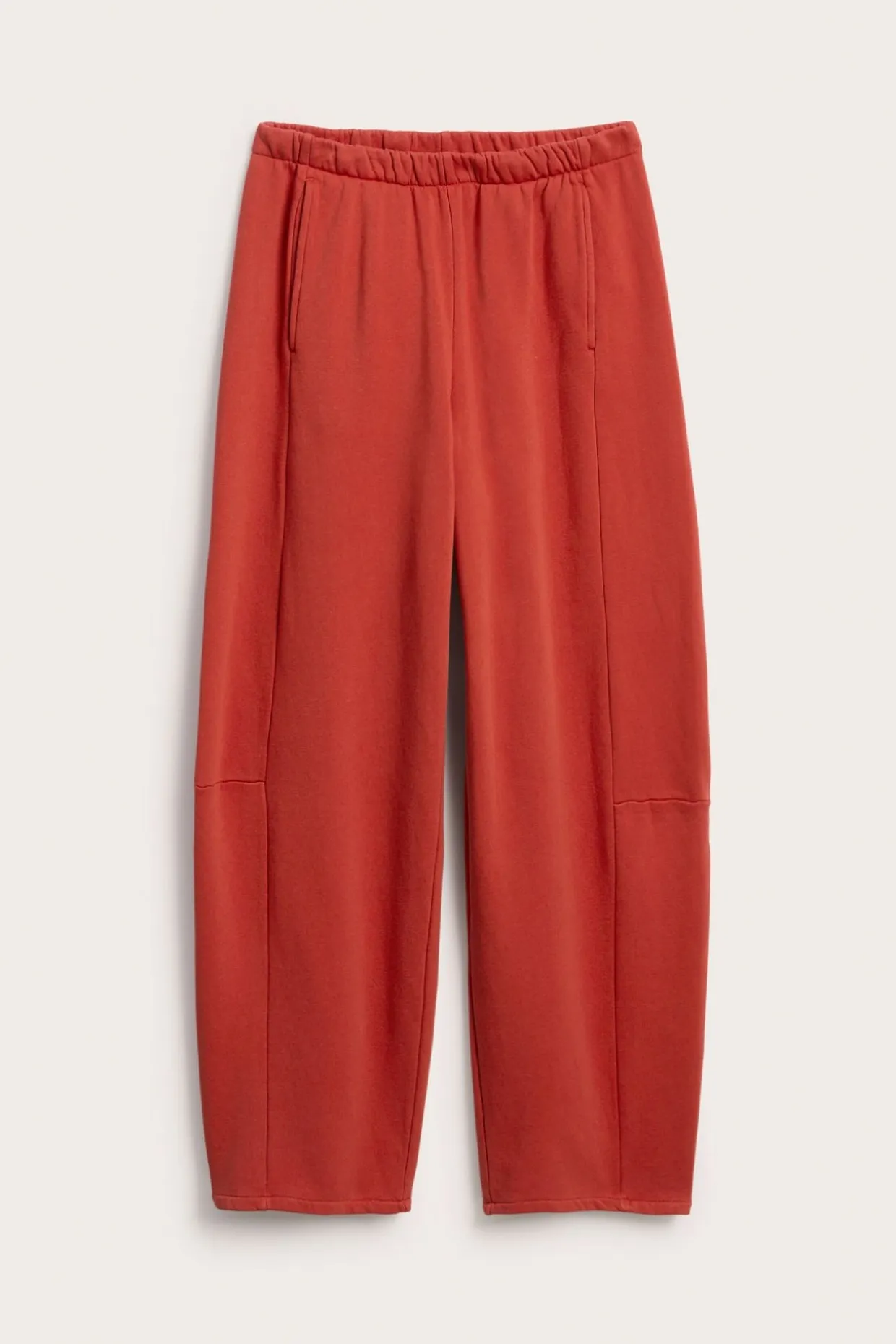 Collegehousut barrel fit | Punainen | Naiset | Kappahl