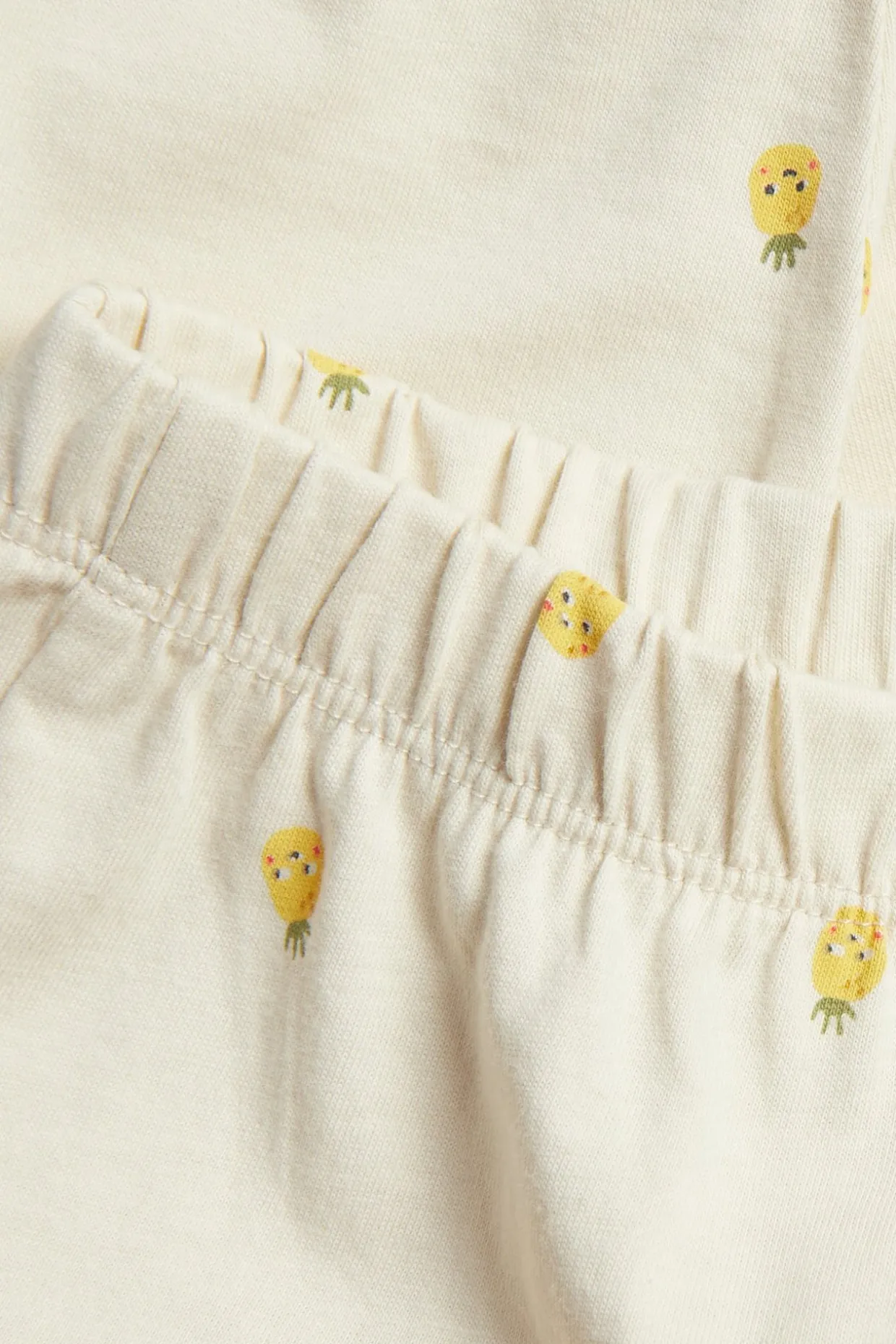 Collegehousut, joissa on ananaskuvio | Beige | Lapset | Kappahl