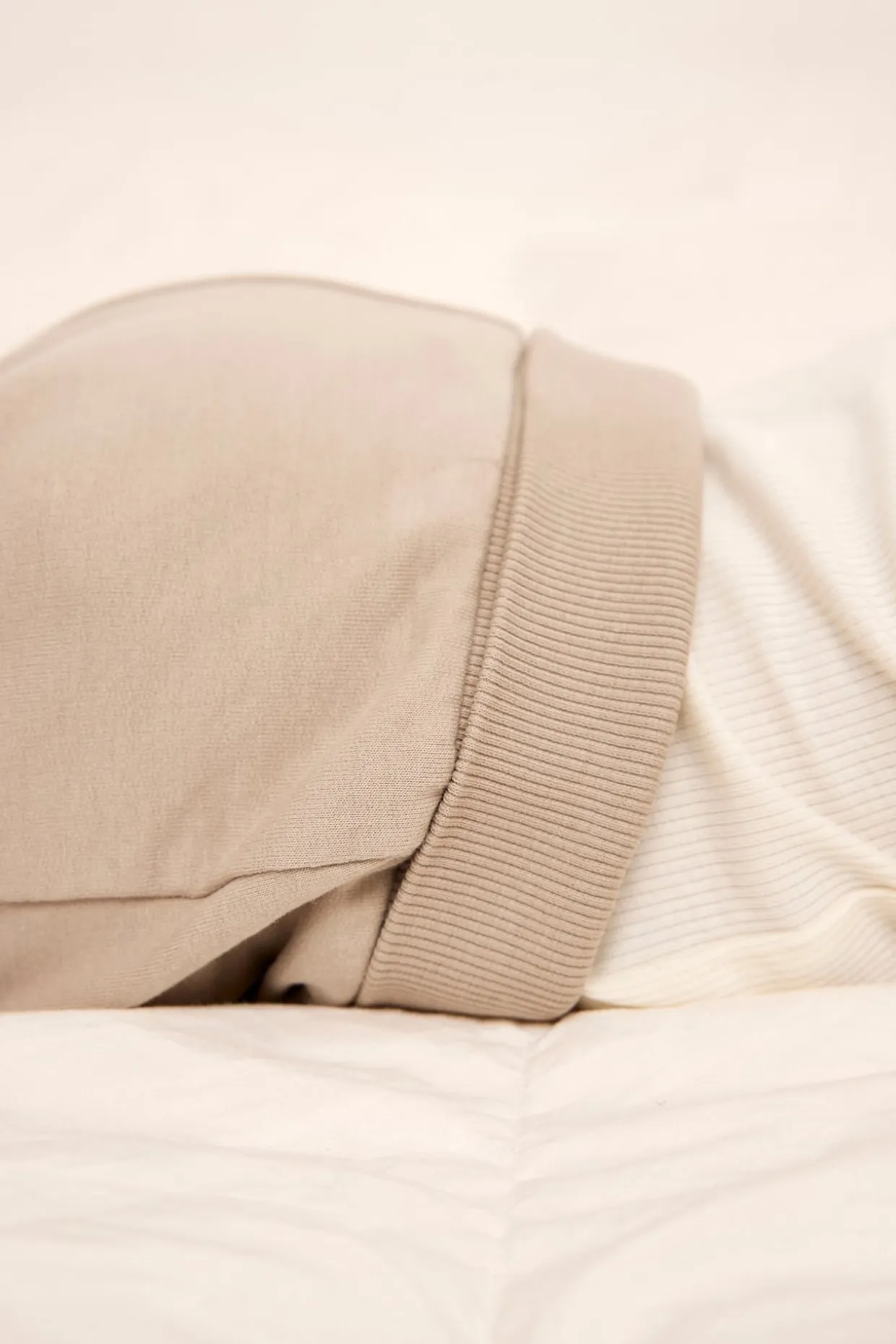 Collegehousut, joissa on harjattu sisäpuoli | Beige | Vauvat | Kappahl
