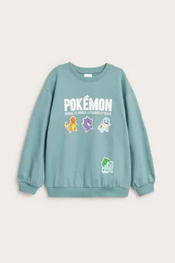Collegepaita, Pokémon | Vaaleanvihreä | Lapset | Kappahl
