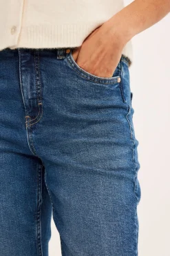 Cropped flare jeans regular waist | Denim | Naiset | Kappahl