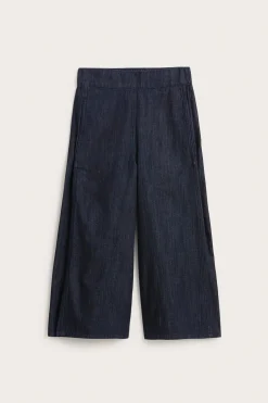 Culotte-malliset pull-on-farkut | Tumma denim | Naiset | Kappahl