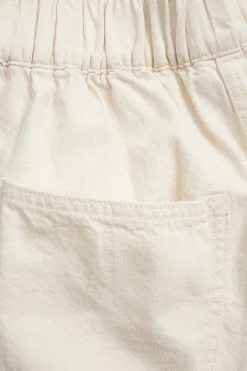 Culotte-malliset pull-on-farkut | Beige | Naiset | Kappahl