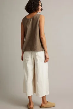Culotte-malliset pull-on-farkut | Beige | Naiset | Kappahl