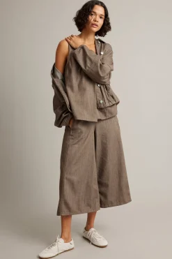 Culotte-malliset pull-on-farkut | Melaarattu ruskea | Naiset | Kappahl