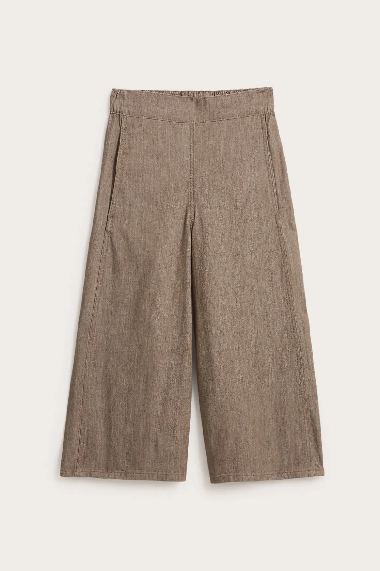 Culotte-malliset pull-on-farkut | Melaarattu ruskea | Naiset | Kappahl