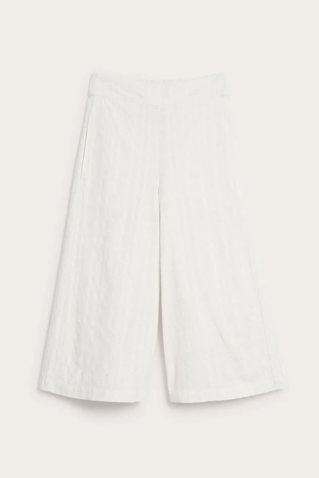 Culotte-malliset pull-on-housut | Valkoinen | Naiset | Kappahl
