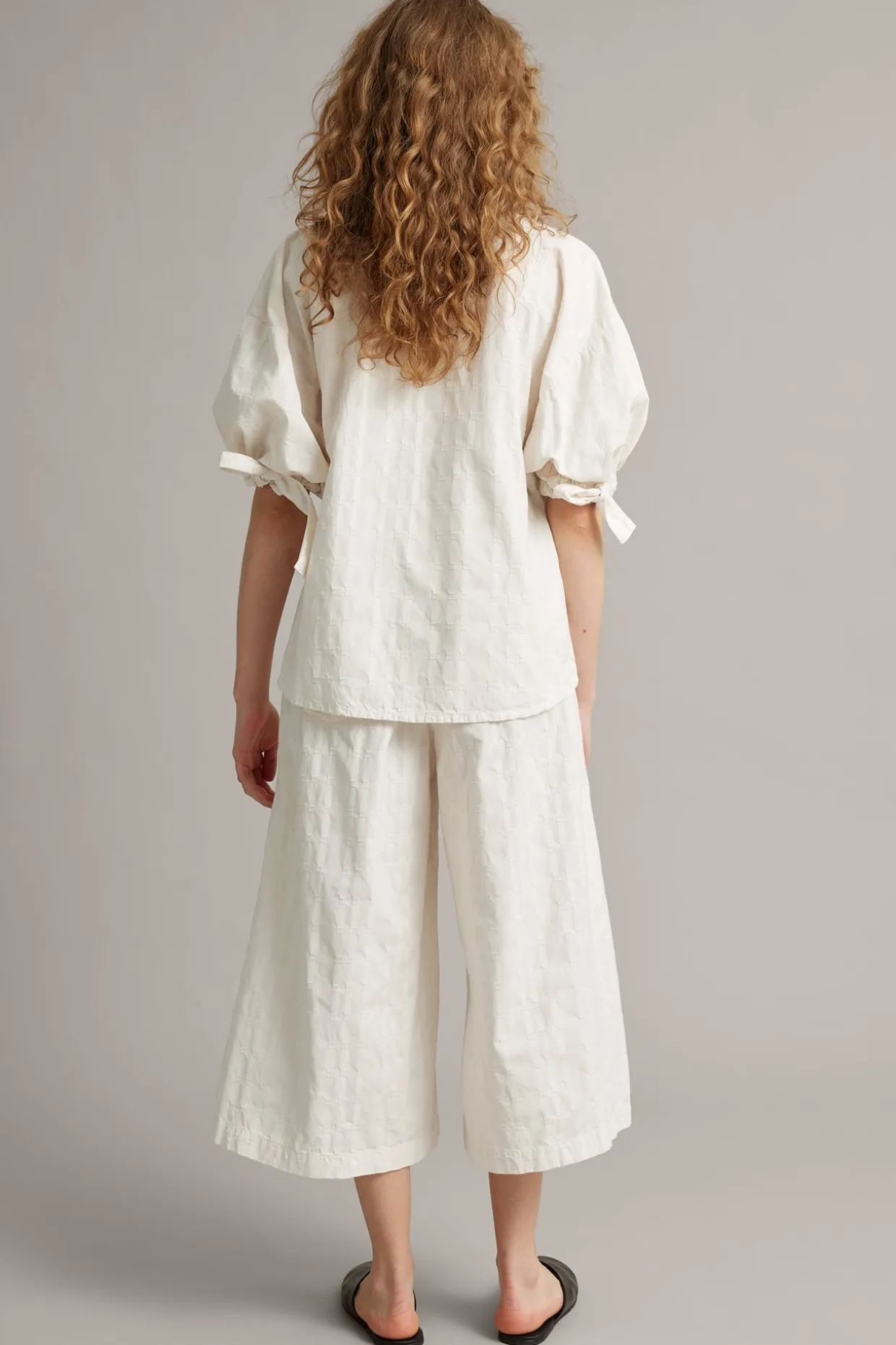 Culotte-malliset pull-on-housut | Valkoinen | Naiset | Kappahl