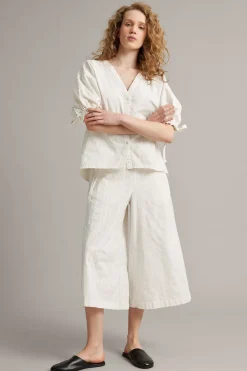 Culotte-malliset pull-on-housut | Valkoinen | Naiset | Kappahl