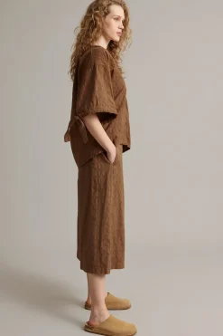 Culotte-malliset pull-on-housut | Ruskea | Naiset | Kappahl