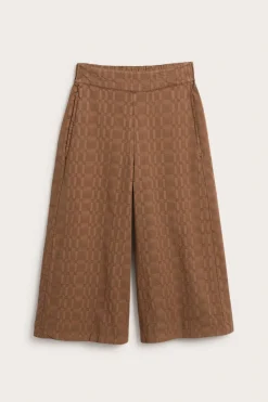 Culotte-malliset pull-on-housut | Ruskea | Naiset | Kappahl
