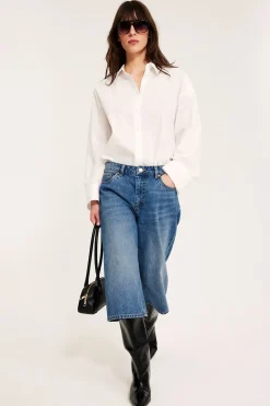 Denimbermudashortsit | Denim | Naiset | Kappahl