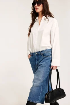 Denimbermudashortsit | Denim | Naiset | Kappahl