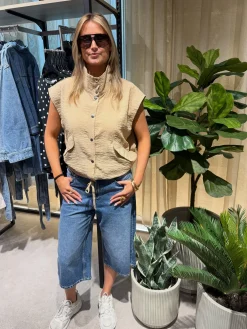 Denimbermudashortsit | Denim | Naiset | Kappahl