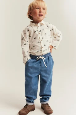 Denimhousut kiristysnyörillä | Denim | Lapset | Newbie
