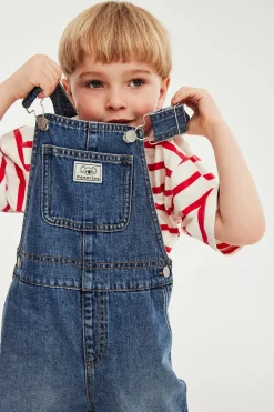 Denimiä olevat henkselishortsit | Denim | Lapset | Kappahl