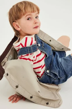 Denimiä olevat henkselishortsit | Denim | Lapset | Kappahl
