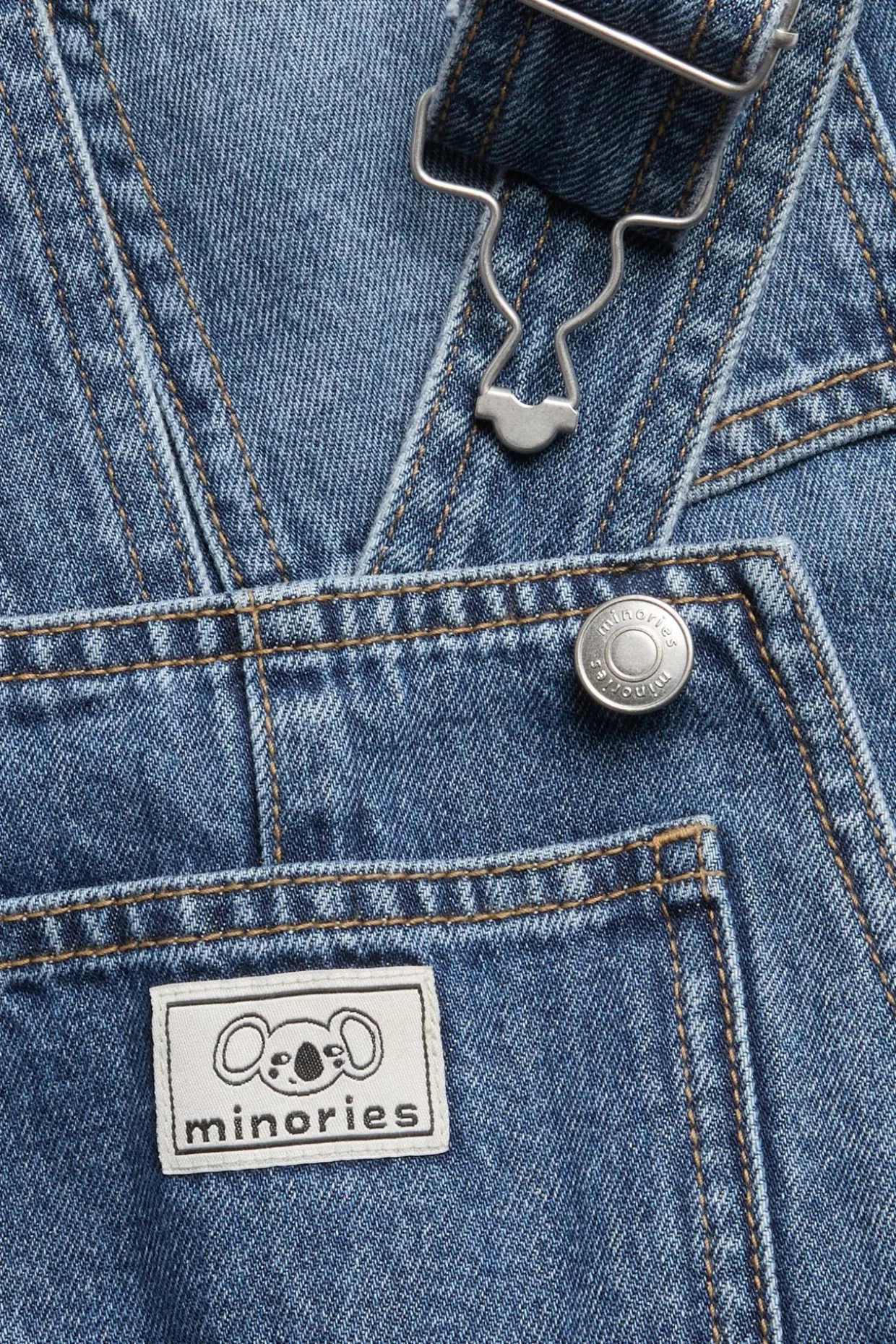 Denimiä olevat henkselishortsit | Denim | Lapset | Kappahl
