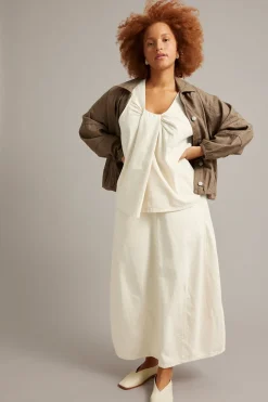 Denimtoppi | Beige | Naiset | Kappahl