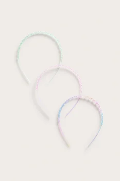 Diadeemi, 3-pack | Vaaleanpunainen | Lapset | Kappahl