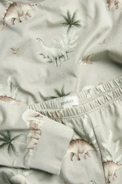 Dinosauruskuvioinen pyjama | Vaaleanvihreä | Lapset | Newbie