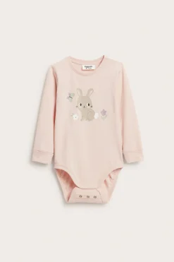 Eläinkuvioinen body | Pinkki | Vauvat | Kappahl