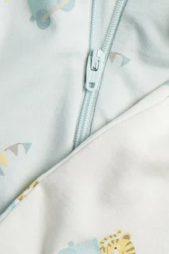Eläinkuvioiset pyjamat 2 kpl:n pakkaus | Luonnonvalkoinen | Vauvat | Kappahl