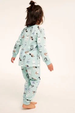Eläinlääkäriaiheinen pyjama, 2 kpl:n pakkaus | Vaaleanturkoosi | Lapset | Kappahl
