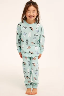 Eläinlääkäriaiheinen pyjama, 2 kpl:n pakkaus | Vaaleanturkoosi | Lapset | Kappahl