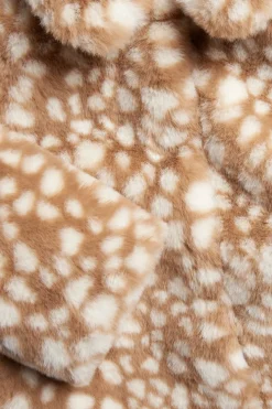 Eläinteemainen tekoturkistakki | Beige | Lapset | Kappahl