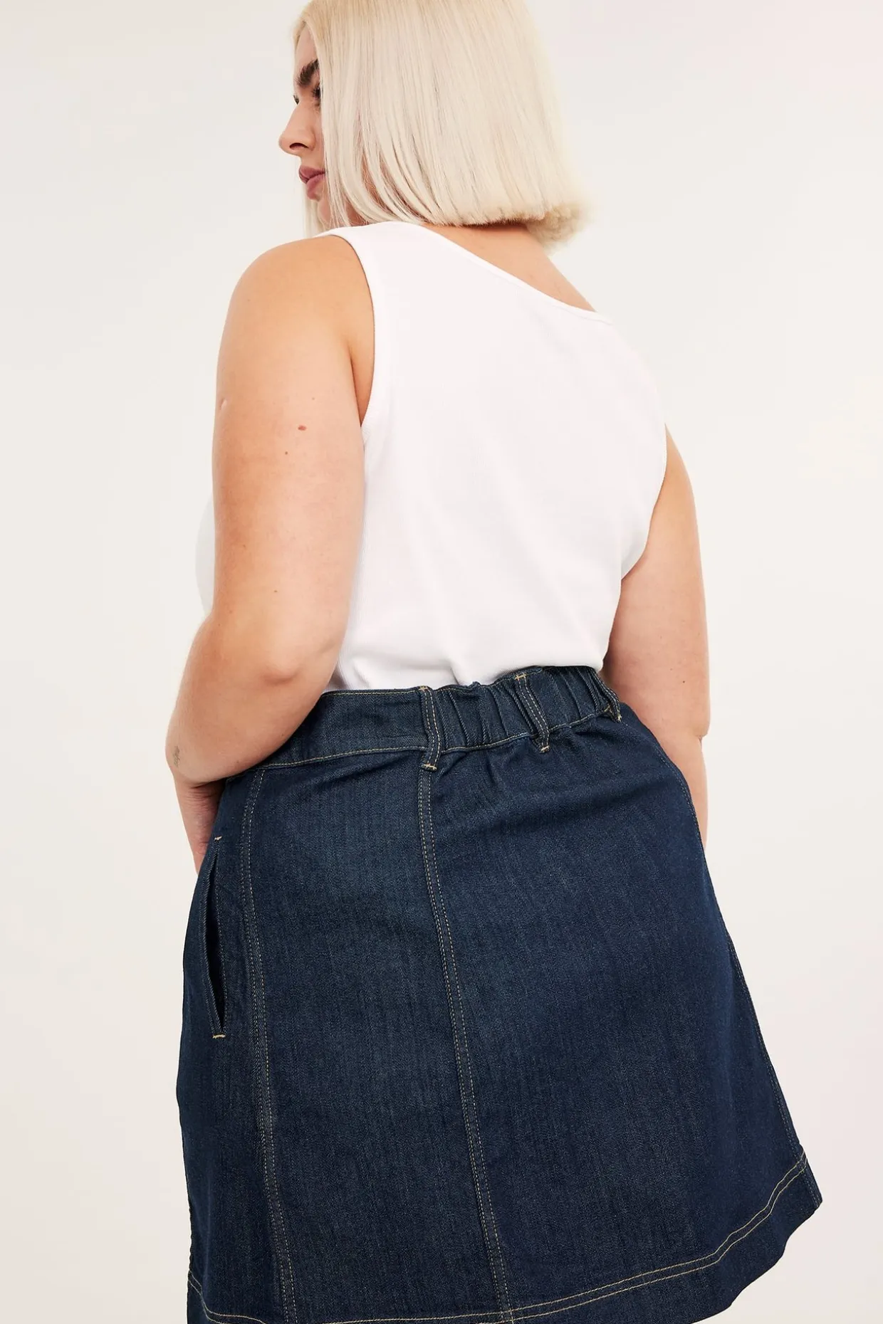 Farkkuhame | Tumma denim | Naiset | Kappahl
