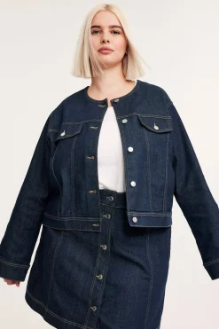 Farkkuhame | Tumma denim | Naiset | Kappahl