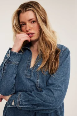 Farkkumekko | Denim | Naiset | Kappahl