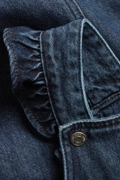 Farkkumekko röyhelöllä | Denim | Vauvat | Kappahl