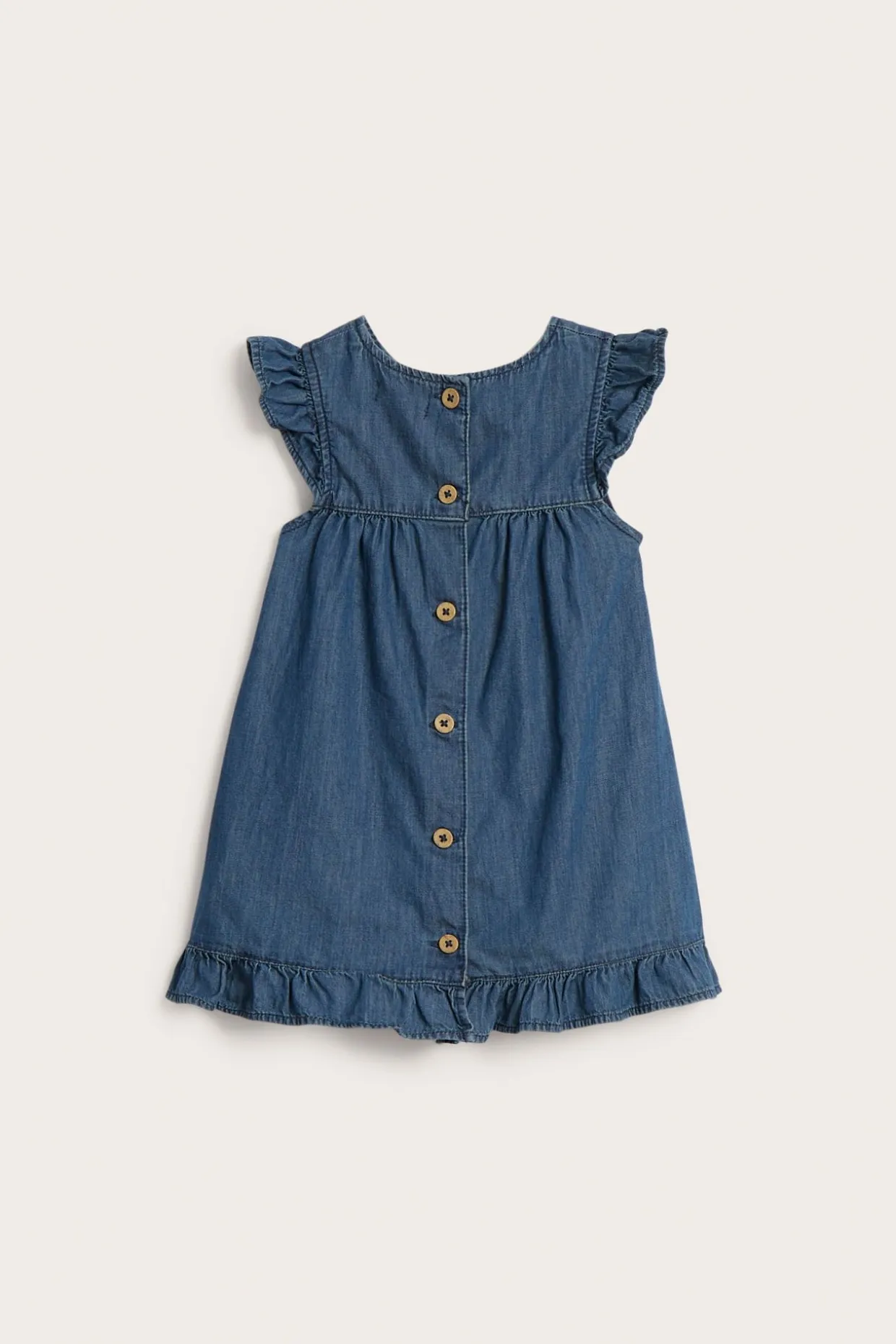 Farkkumekko röyhelöllä | Denim | Vauvat | Newbie
