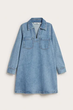 Farkkumekko taskuilla | Denim | Naiset | Kappahl
