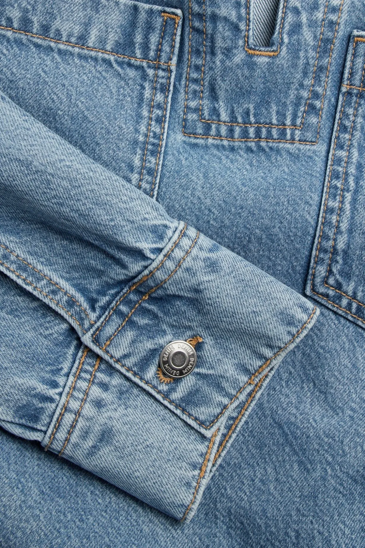 Farkkumekko taskuilla | Denim | Naiset | Kappahl